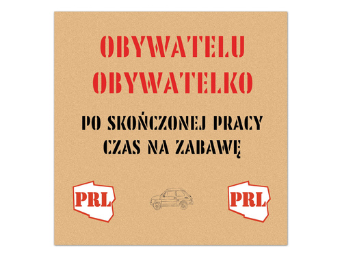 Serwetki urodzinowe PRL - 33 cm - 12 szt.