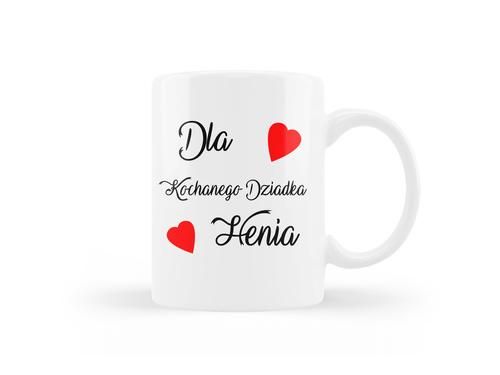 Kubek personalizowany na dzień dziadka - 330ml