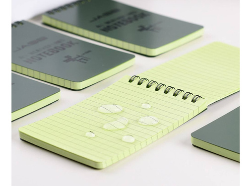 Wodoodporny notes operacyjny