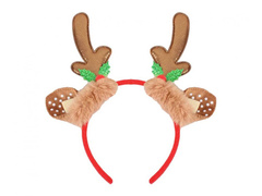 Opaska Rogi Renifera z uszami - 1 szt.