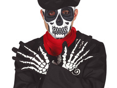 Rękawiczki Szkielet - 25 cm - 1 para