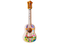 Dekoracja dmuchana Gitara ukulele - 105 cm - 1 szt.