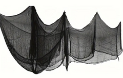 Czarna siatka na Halloween - 210 x 300 cm - 1 szt.