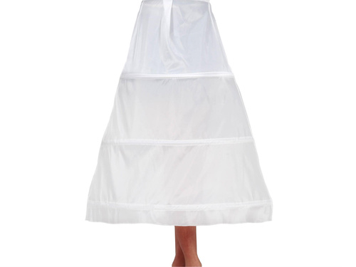 Biała halka z kołem - 85 cm - 1 szt.