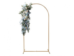 Stelaż z łukiem do balonów złoty - 120 x 220 cm - 1 szt.