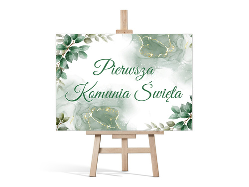 Plakat komunijny - I Komunia Święta - 68x48 cm