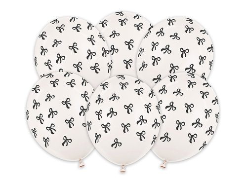 Zestaw balonów lateksowych kokardki - 30 cm - 50 szt.