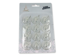 Przyssawki do zawieszania dekoracji - 3,5 cm - 12 szt.