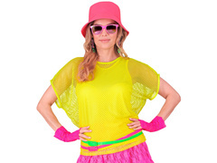 Koszulka kabaretka neonowa żółta - 1 szt.