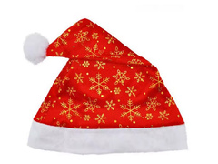 Czapka Mikołaja ze Śnieżynkami - 1 szt.