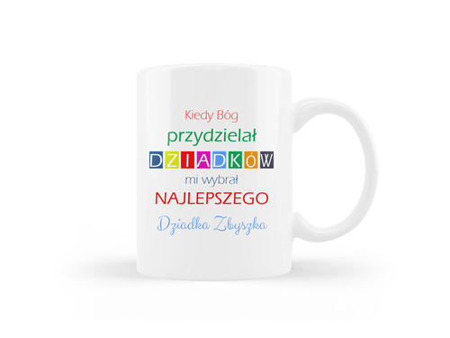 Kubek personalizowany na dzień dziadka - 330ml