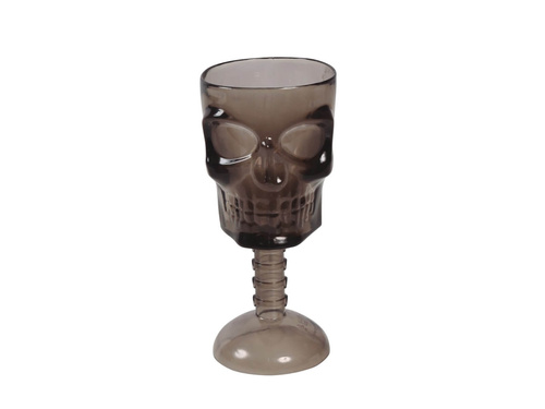 Kielich z czachą transparentny czarny - 1 szt.