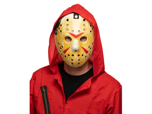 Maska Piątek 13 żółta - 1 szt.