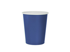 Kubeczki papierowe niebieskie - 270 ml - 14 szt.