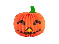 Dekoracja rozetka Dynia na Halloween - 25 cm - 1 szt.