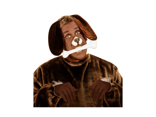 Rękawiczki brązowe krótkie