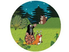 Dekoracyjny opłatek tortowy Krecik - 20 cm