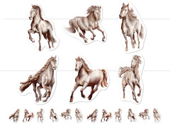 Girlanda Koniki - 5 m - 1 op. 