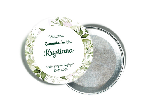 Personalizowane podziękowanie z magnesem na I Komunię Świętą - 12 szt.