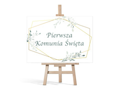 Plakat komunijny - I Komunia Święta - 68x48 cm