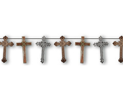 Girlanda Krzyże na Halloween  - 274 cm - 1 szt.