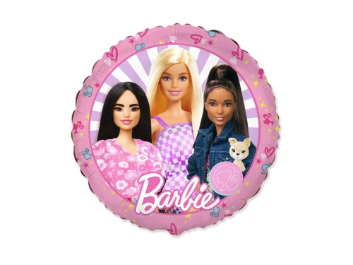 Balon foliowy Barbie - 46 cm - 1 szt.