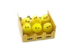 Kurczaczki Wielkanocne - 3 cm - 6 szt.