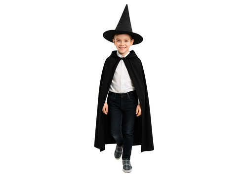 Zestaw czarownica - czarny - 1 op.