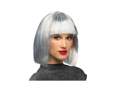 Peruka Glamour srebrna