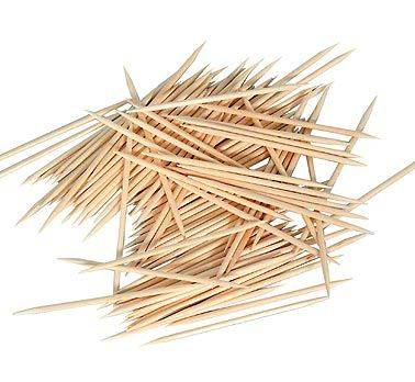 Wykałaczki drewniane w papierku - 2 x 65 mm - 1000 szt.