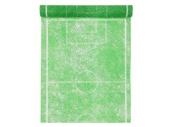 Dekoracja bieżnik na stół Boisko Piłka Nożna - 30 cm x 5 m - 1 szt.