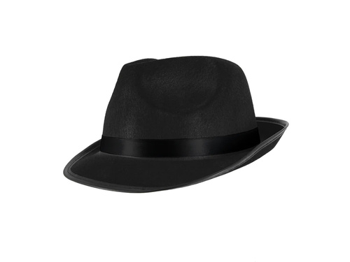 Kapelusz wieczorowy czarny - 1 szt.