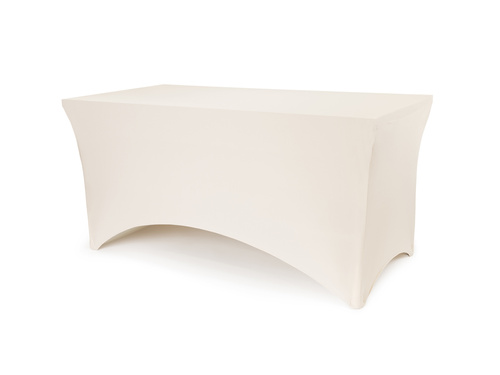 Pokrowiec na stół beżowy - 183x76x74 cm - 1 szt.