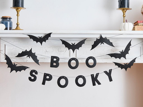 Girlanda Papierowa BOO SPOOKY - 1.5 m - 1 szt.