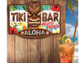Znak Tiki Bar Aloha - 25 x 35 cm - 1 szt.