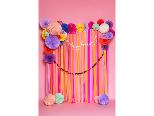 Baner urodzinowy Happy Birthday - 100 x 18 cm - 1 szt.