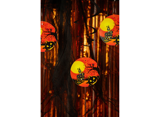 Dekoracja wisząca świderki Nawiedzony Dom - 6 szt.