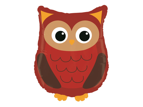 Balon foliowy Sówka - 66 cm - 1 szt.