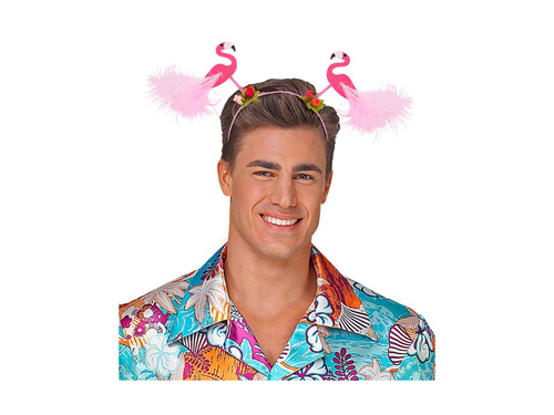 Opaska na głowę flamingi