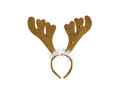 Opaska rogi renifera z dzwoneczkami i futerkiem