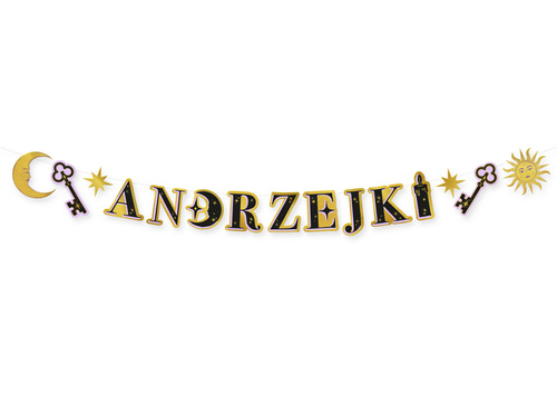 Baner na Andrzejki - 250 x 24 cm - 1 szt.