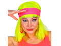 Opaska na głowę neonowa różowa - 1 szt.