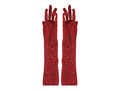 Rękawiczki czerwone z kryształkami