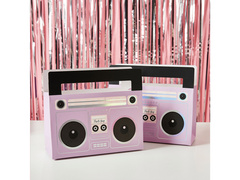 Torebka papierowa Boombox - 20.5cm x 17.5cm - 5 szt.