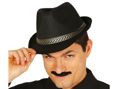 Kapelusz Gangstera czarny - 1 szt.