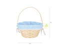 Koszyk wielkanocny Niebieski - 1 szt.