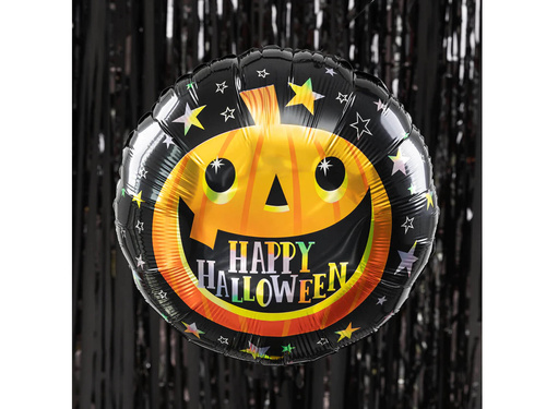 Balon foliowy Happy Halloween - 45 cm - 1 szt.