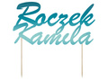 Topper na tort na roczek - personalizowany - 1 szt.