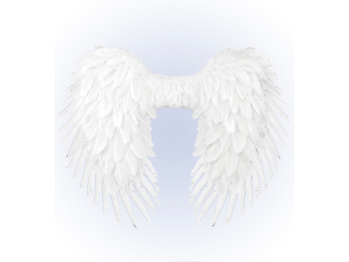 Skrzydła anioła białe - 80 x 60 cm - 1 szt.