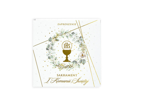 Zaproszenia na I Komunię Świętą - 5 szt.